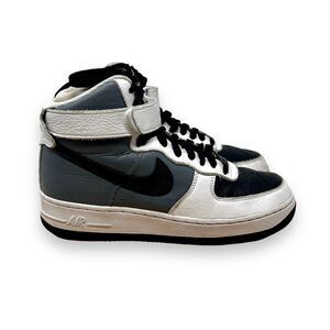 MSHOE59Z Nike Air Force 1 Hi Nike ID By You Black White Black Gray Size 7 Women